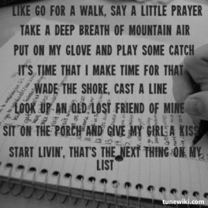 One of my all-time favorite songs!! Toby Keith ~ My List