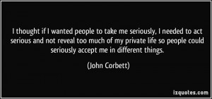 More John Corbett Quotes