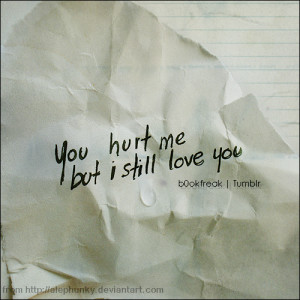 cute, hurt, love, photography, quote