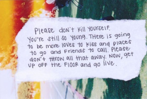 please don't kill yourself