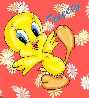 Cute but Tricky Tweety Bird by DK-DarkKitty