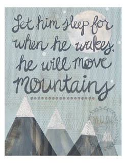 These are two of my favorite prints/quotes for our little guys room!