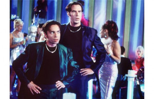 Chris Kattan, left, pictured in a scene from A Night at the Roxbury ...