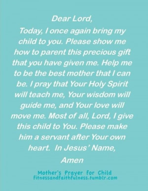 mothers prayer