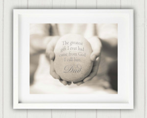 Gift for Dad, Dad Quote Print, Daddy Quote Print, Unique Dad Gift, Dad ...