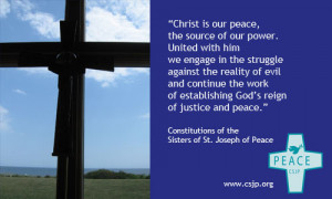 Christ is Our Peace Quoe