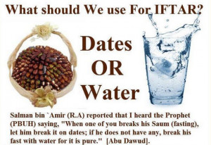 Hadith (Hadees), Ramzan (Ramadan): What Should We Use for Iftar during ...