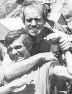 Hawkeye and BJ. M*A*S*H - One of the best shows ever on TV...just ...