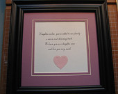 Framed quote for daughter-in-law - 9x9 - 