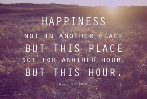 Motivational Wallpaper on Happiness With Quote By Walt Whitman