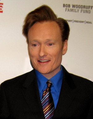 CONAN O'BRIEN, comedian/television host