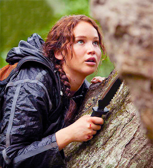 Peeta Mellark and Katniss Everdeen THG stills
