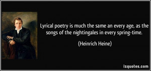 Heinrich Heine Quote