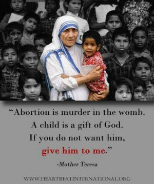 Stop abortion...