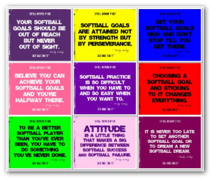 ... softball poster details 9 quotes in 1 softball motivational poster