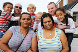 is said to be a million-to-one genetic fluke, but mixed-race sisters ...