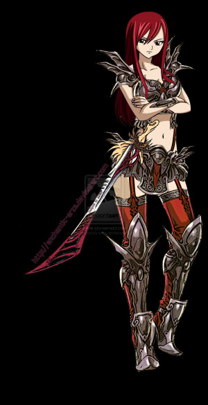 Erza Scarlet Demonite Armor by enchantic-erza