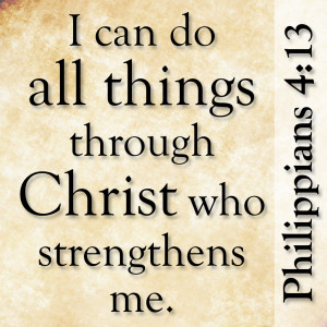 Can Do All Things through Christ