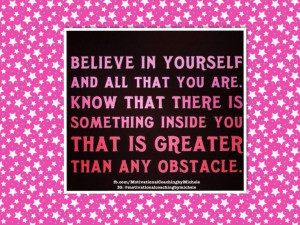 ... It's all about being prepared and knowing what you want for yourself