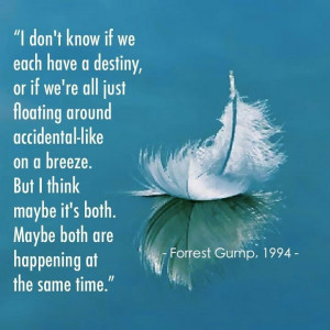 Forrest Gump Quotes Destiny forrest gump, 1994