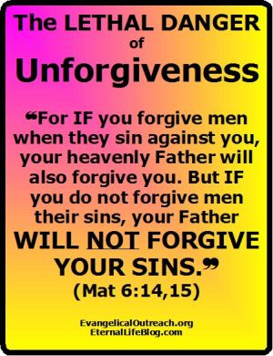 For if you forgive men when they sin against you, your heavenly ...