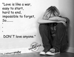 Love is like a war