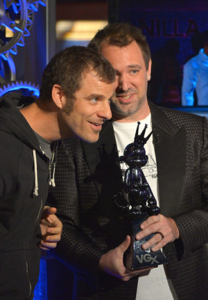 Matt Stone Matt Stone L and Trey Parker attend VGX 2013 on December