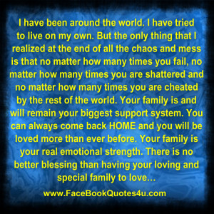 Quotes Ever Challenging Emotional Facebook Family