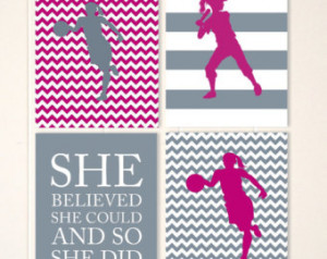 Girls sports wall art, basketball g irl, volleyball, softball wall art ...