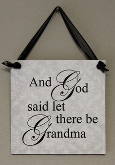 Yep, it's just that magical !! grandmoth, gramma, grandkid, god ...