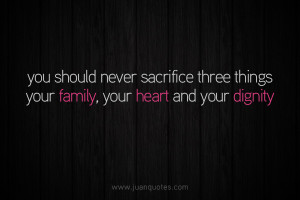 Never Sacrifice