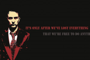 Fight Club inspirational quotes text wallpaper