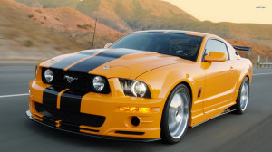 Ford Mustang GTR Yellow Wallpaper