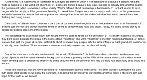 Censorship Quotes In Fahrenheit 451