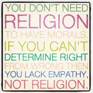 Moral vs Religion