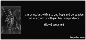 More David Wooster Quotes