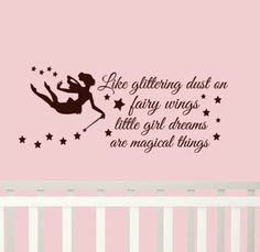 ... little girl dreams are magical things Girls decor. $25.00, via Etsy