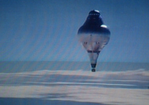 Steve Fossett became the first person to fly a balloon solo around the