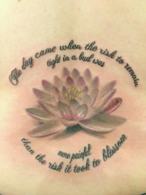 change the flower. Would make a cool upper thigh piece!!! Nin Quotes ...