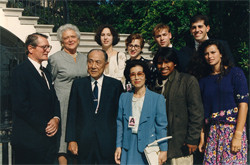 Elliot Richardson Hirokichi and Mrs Yoshiyama and the 1989 Yoshiyama