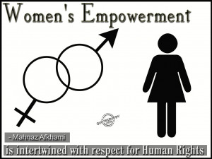 Women's empowerment is intertwined with respect...