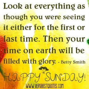 Happy sunday good morning picture quotes glory