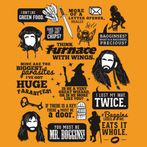 The Hobbit Quotes T Shirt