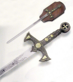 Knights Templar Medieval Sword picture