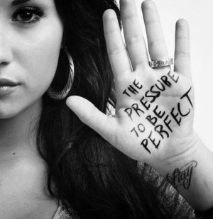 Pressure to be perfect Depression Overcoming Depression Quotes