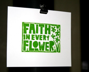 faith in every flower
