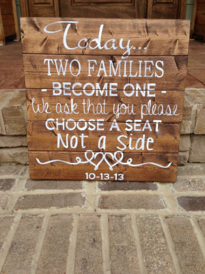 Custom Wood Sign Wedding Sign 