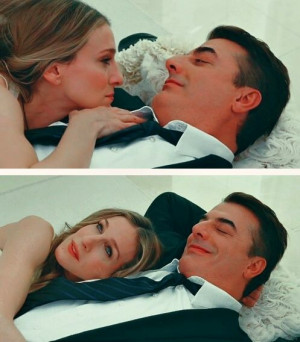 Carrie bradshaw and Mr.Big