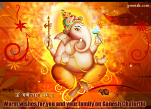 Warm Wishes On Ganesh Chaturthi