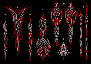 style pinstripes for Big Harleys and Metric Cruisers Style Pinstriping ...